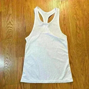 Zyia Active Women's White Mesh Tank Top Size XS